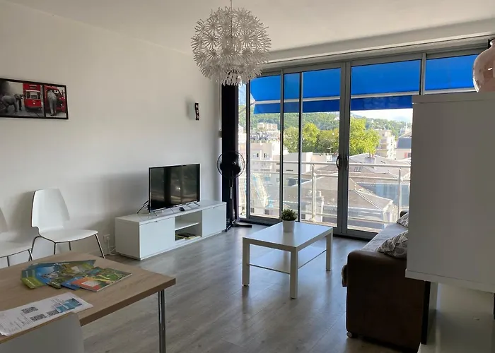 公寓 Moderne Et Lumineux Centre Aix Les Bains 艾克斯莱班