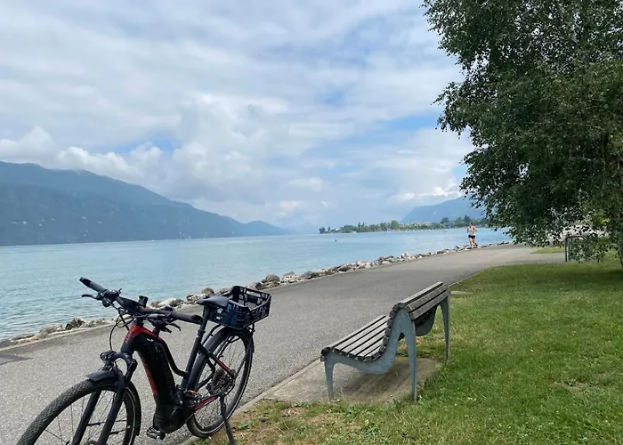 公寓 Moderne Et Lumineux Centre Aix Les Bains 艾克斯莱班