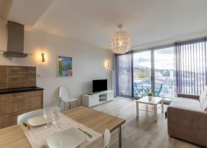 Moderne Et Lumineux Centre Aix Les Bains 公寓 艾克斯莱班