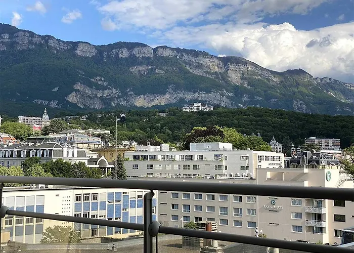 公寓 Moderne Et Lumineux Centre Aix Les Bains 艾克斯莱班